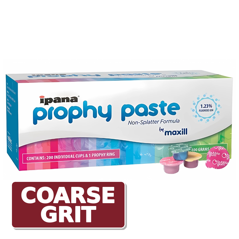 Disposable Prophy Paste 1.23% Fluoride 200 Unit Dose Cups w/ Prophy Ring Dental