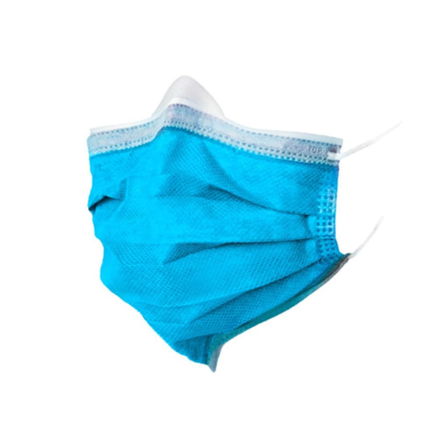 50/150/250 PCS 4-Ply Disposable Face Masks Earloop Fog Free Latex Free Adult Fit