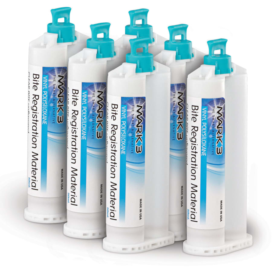 VPS Bite Registration Material Fast Regular Super Dental Impression Cartridges