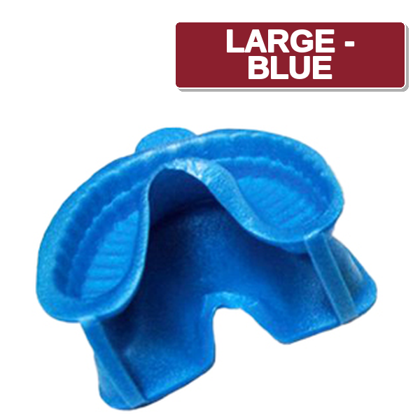 Hinged Dual Arch Fluoride Trays 4 lb Density Foam w/ Handle Snap Apart Dental
