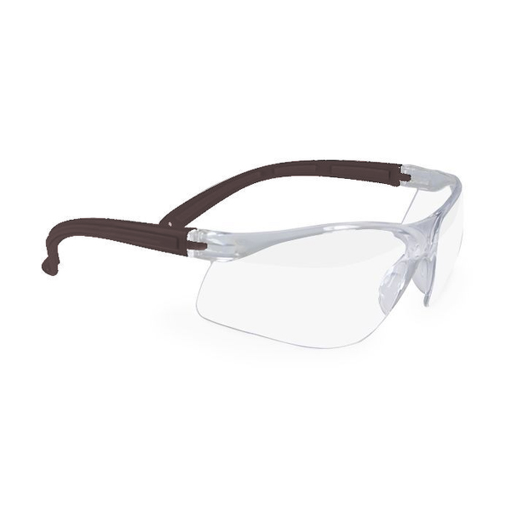 Adult Safety Glasses 277C Clear Lenses Uncoated One Size Single Pair Dental