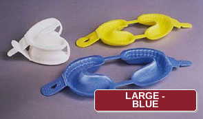 Hinged Dual Arch Fluoride Trays Package of 50 for Dental Preventive Treatment