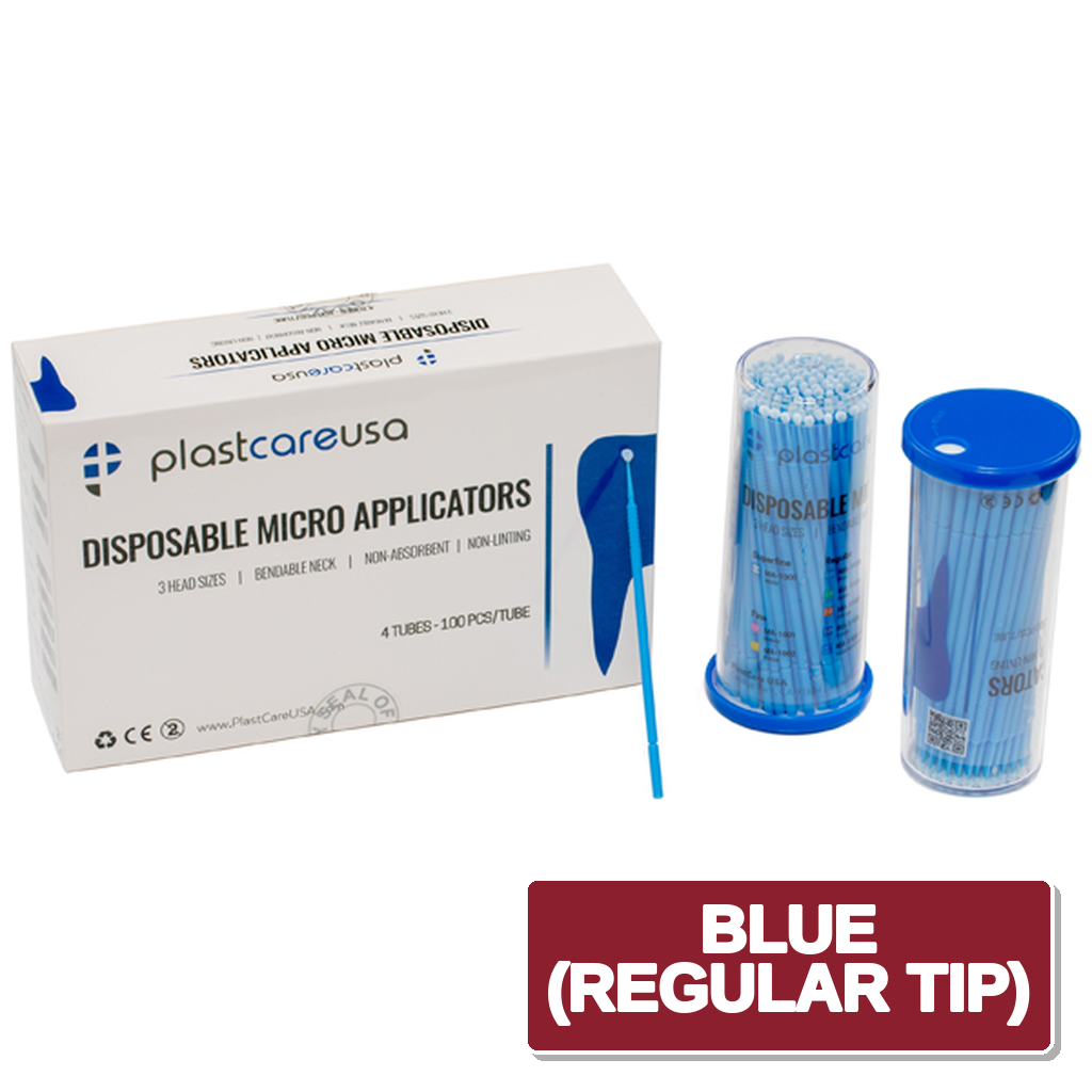 Micro Applicator Brushes Bendable 400 Count 4 Tubes Dental Cosmetic Dentistry