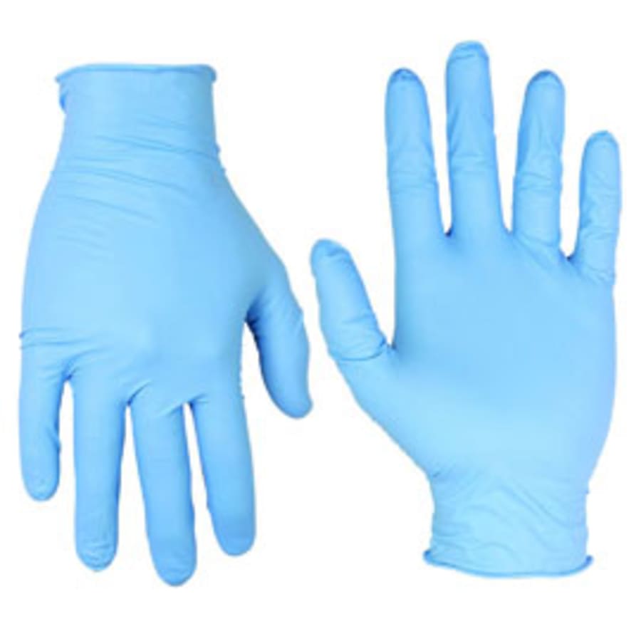 Powder-Free Nitrile Gloves Non-Sterile X-Small Box of 100 multiple configuration