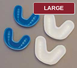 Single Arch Fluoride Trays Upper White Lower Blue Pack of 100 For Dental Use