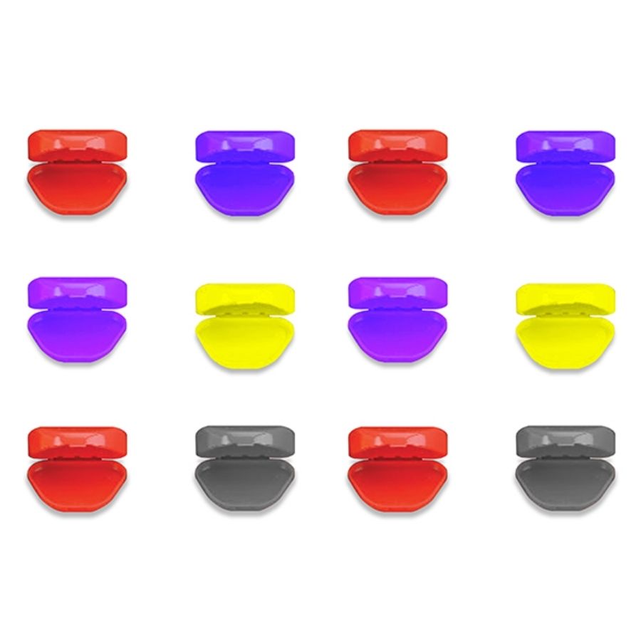 Dental Retainer Box 12/Pk 1″ Deep Plastic Hinged Lid Storage Appliance Case