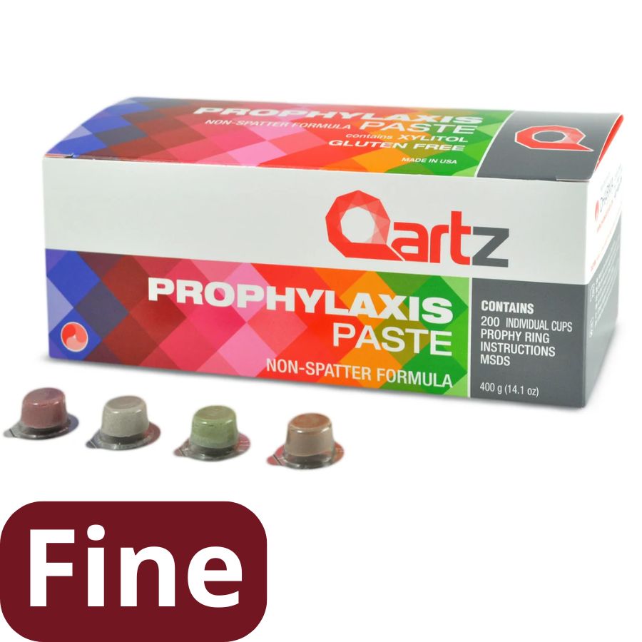 200 Cups Dental Prophy Fluoride Paste Fine Medium Extra Coarse Grit Prophylaxis