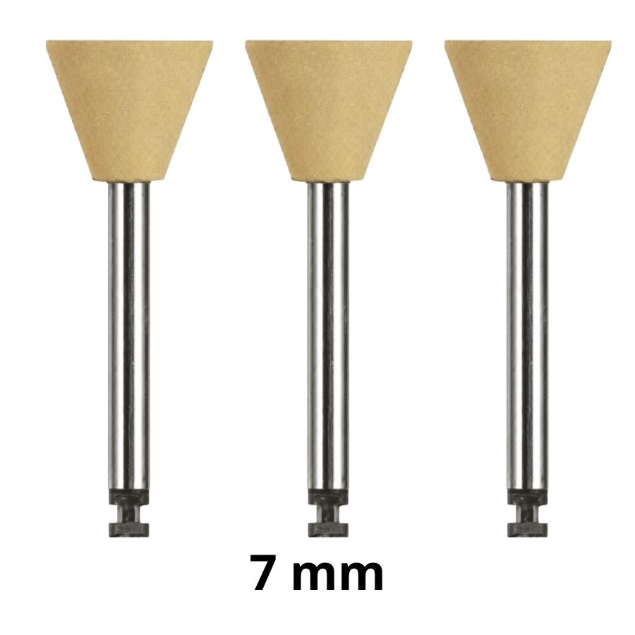 12/Pk Composite Polisher Cups RA 7/10 mm Smooth Durable Surface Polish Finish