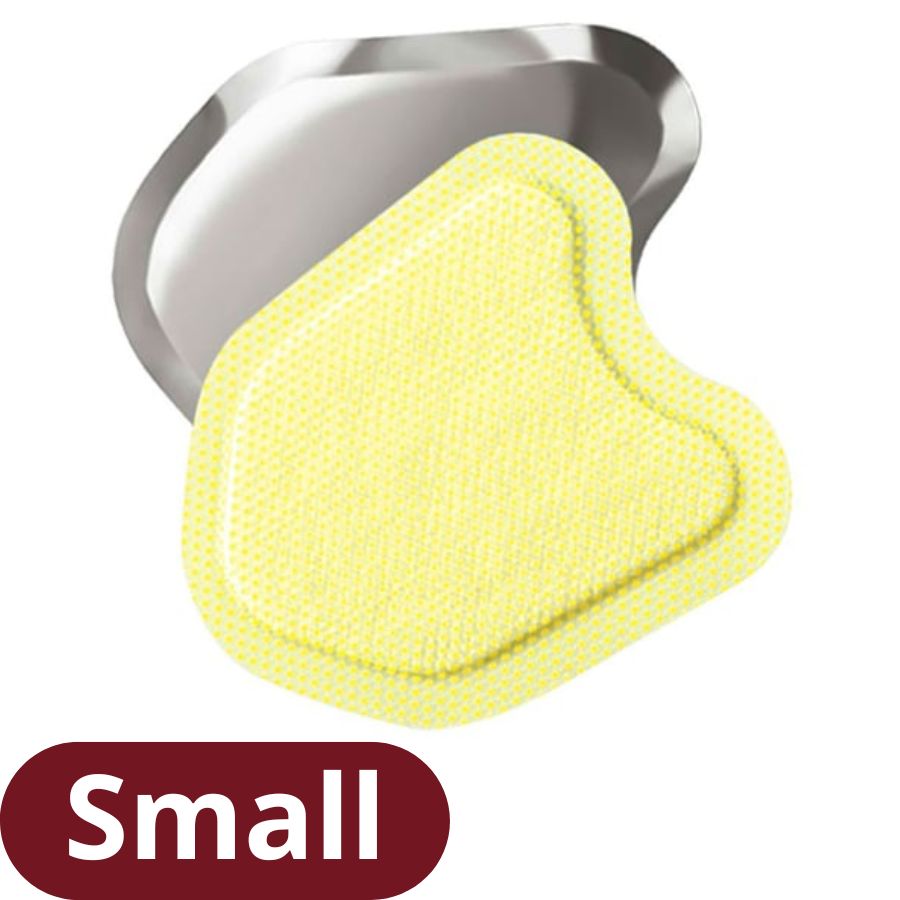 50Pcs Cotton Roll Substitute Silver Reflective Small Large Saliva Absorbent Pads
