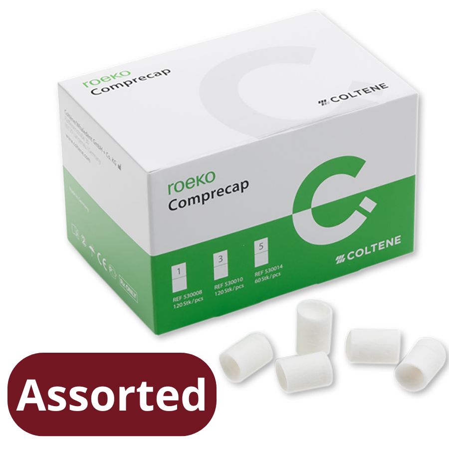 Roeko Dental Compression Caps Sizes #1/#3/#5 7/10/12.5mm Endodontics Medical