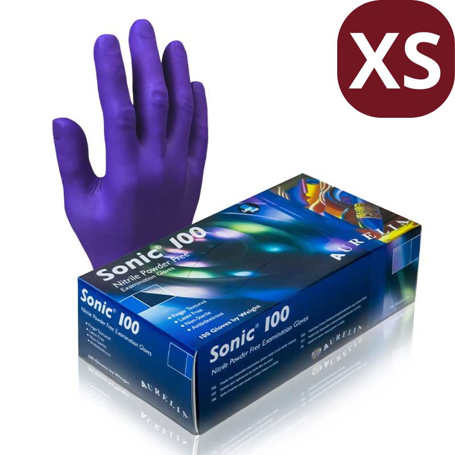 Up to 1000 Blue Nitrile Medical Gloves XS/S/M/L/XL Textured 2.2 Mil Latex-Free