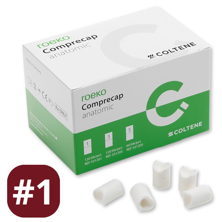 Roeko Dental Compression Caps Anatomic Sizes #1/#3/#5 7/10/12.5mm Medical Endo
