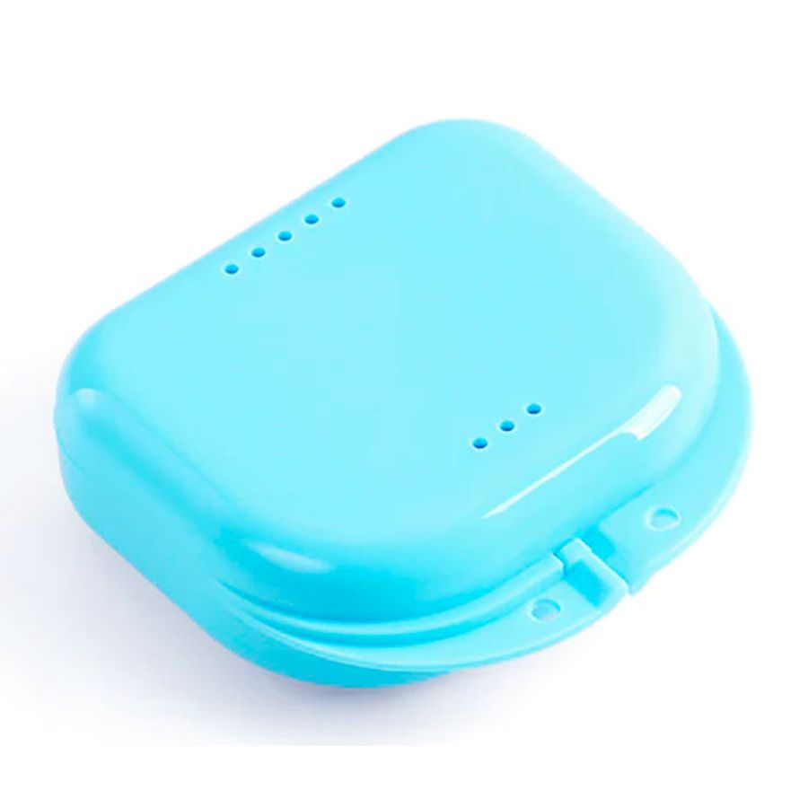Dental Denture Retainer Case 5/Pk 1″ Deep Vent Holes Tight Snap Mouthguard
