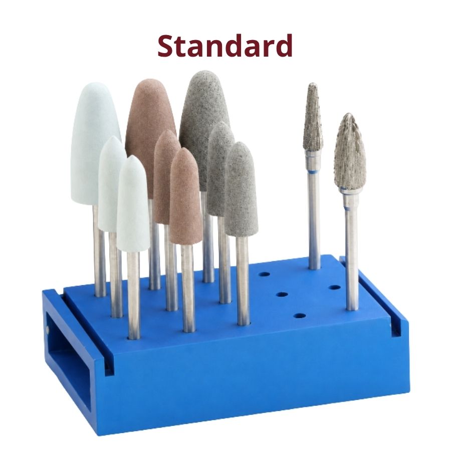 12/Pk HP Acrylic Polishing Kit Carbide Cutters AcryPoint Assorted Coarse Fine