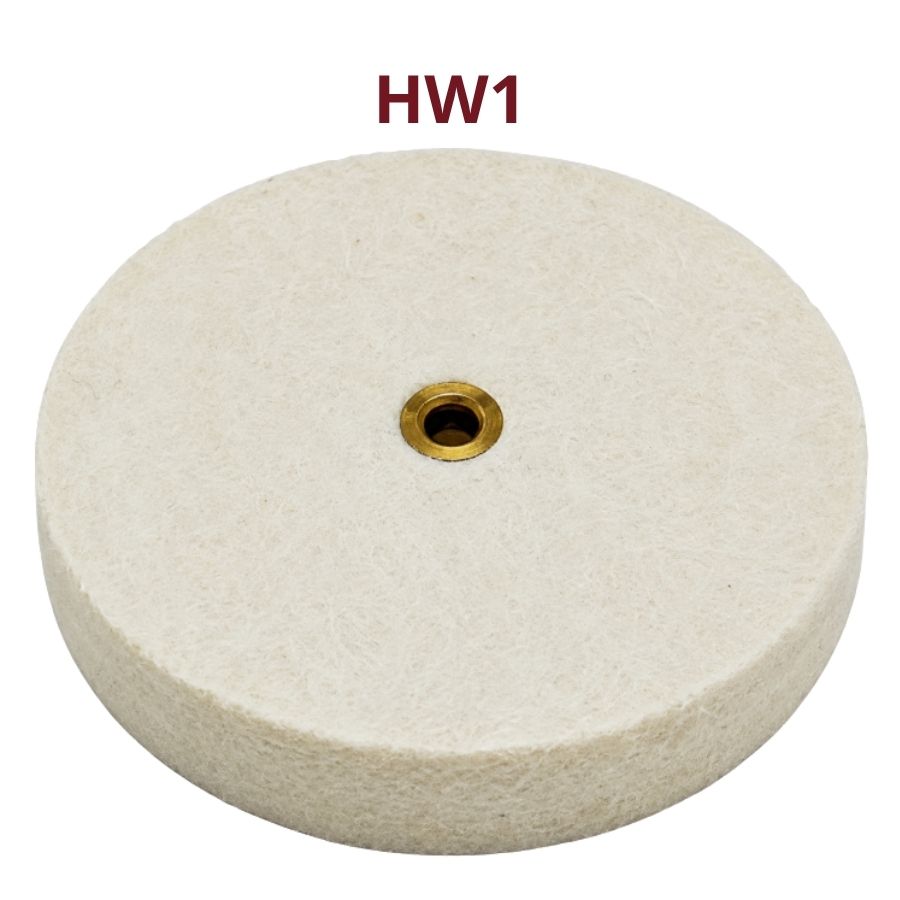 50/Pk 25 x 3.1-4.8 mm Heatless Unmounted Wheels White Aluminum Oxide Square Edge