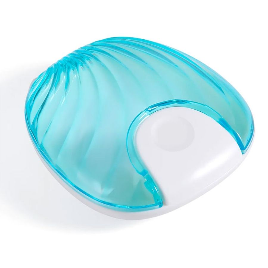 Orthodontic Retainer Box 3.5×3.1×1.0 in Transparent Lid Non Slip Plastic Case