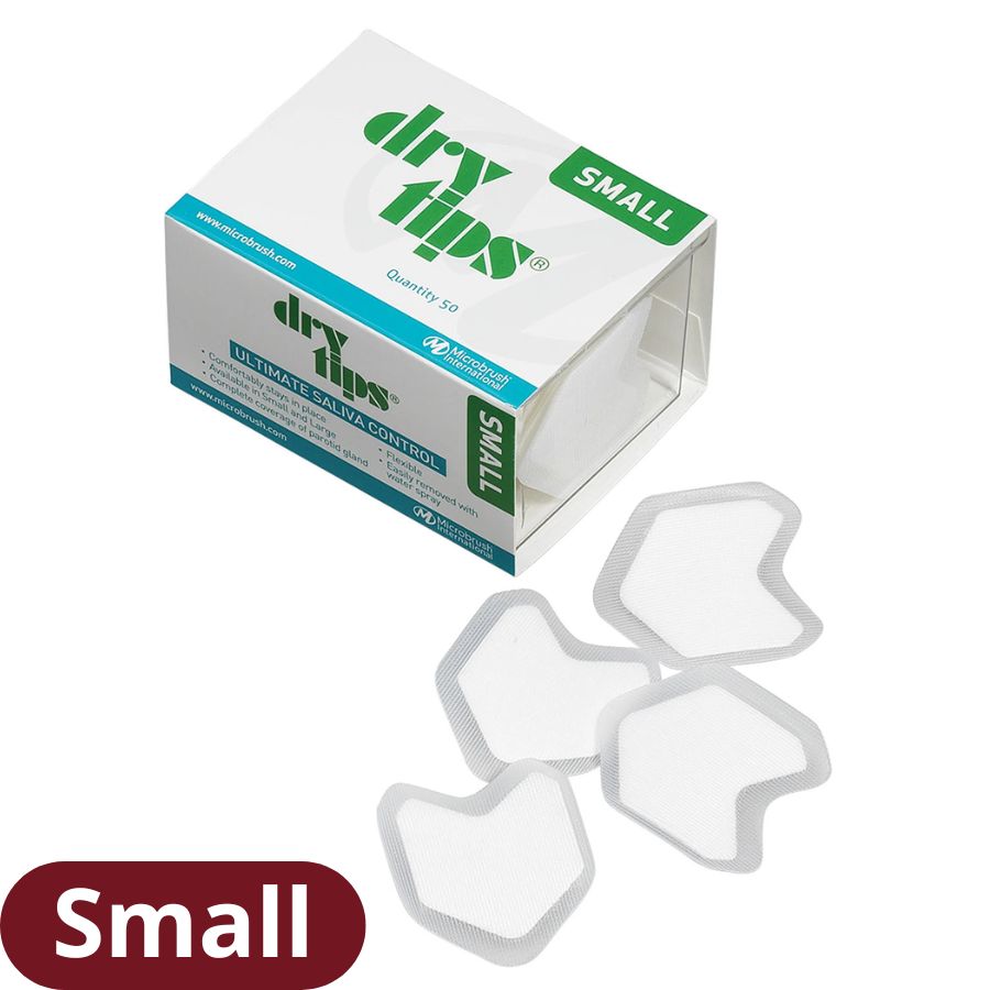 50Pcs Cotton Roll Substitute Plain Small Large Saliva Absorbent Tips Dental Pads
