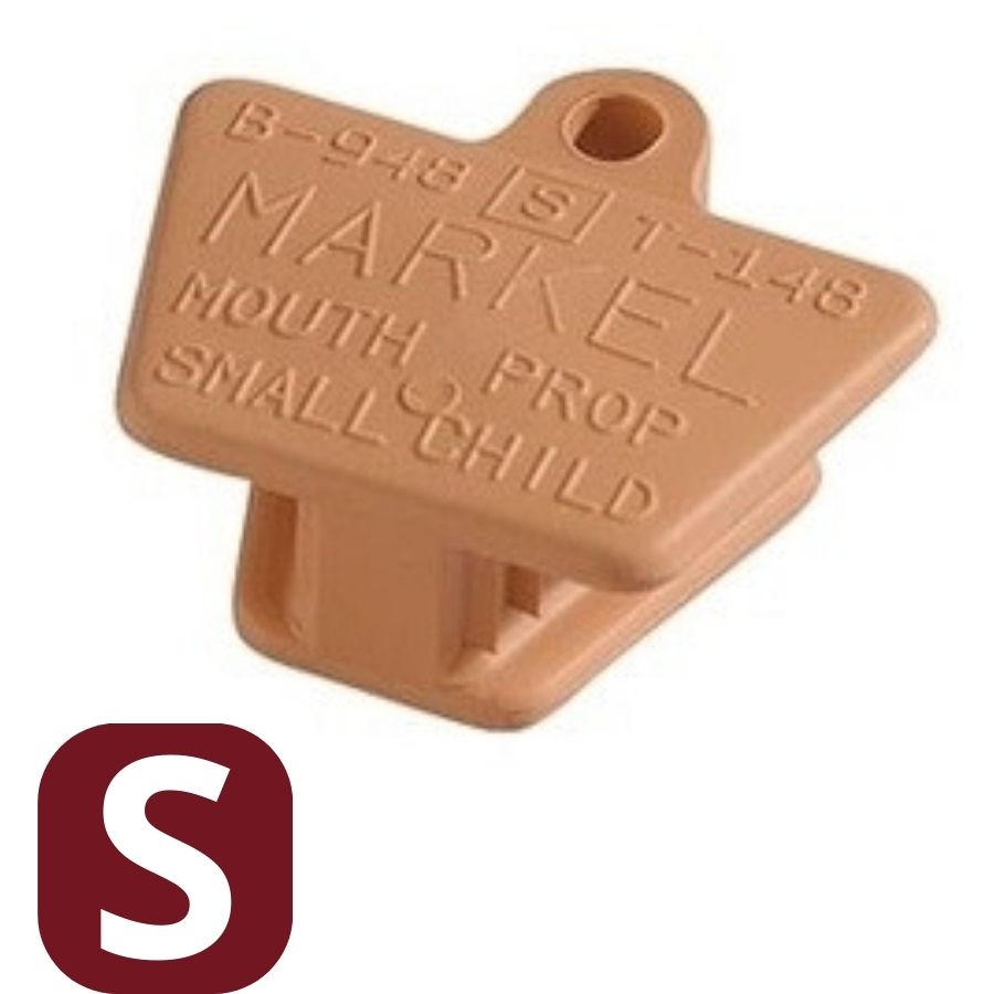3D Dental 2/Pk Mouth Prop Bite Block S/M/L Silicone Latex-Free Sterilizable