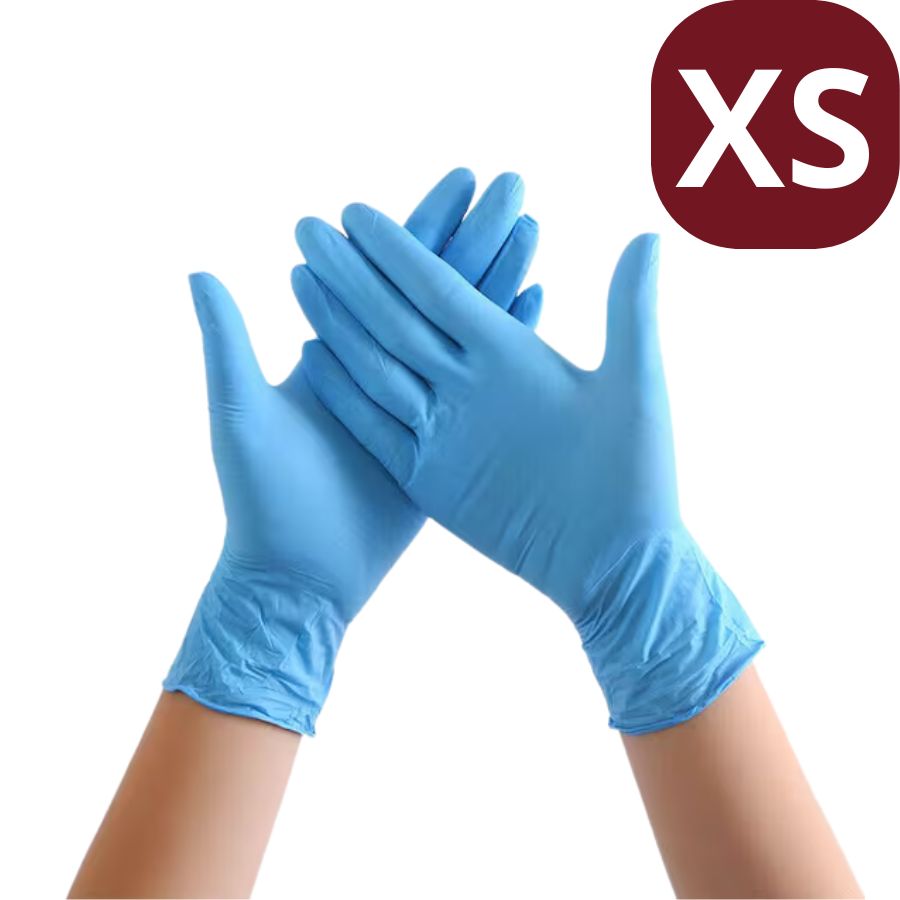 Up to 900 Nitrile Exam Gloves XS/S/M/L/XL Powder-Free Non-Sterile Color May Vary