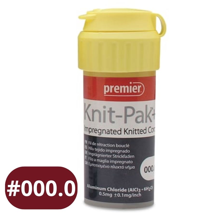 Knit-Pak+ Dental Gingival Retraction Cord Packing #000.0/000/00/0/1/2 Knitted