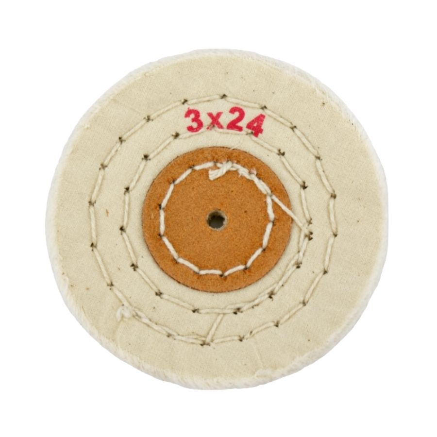 12/Pk Muslin Buffs 3″ 4″ 5″ Diameter 24-Ply 30-Ply 35-Ply Polishing Wheel Tools