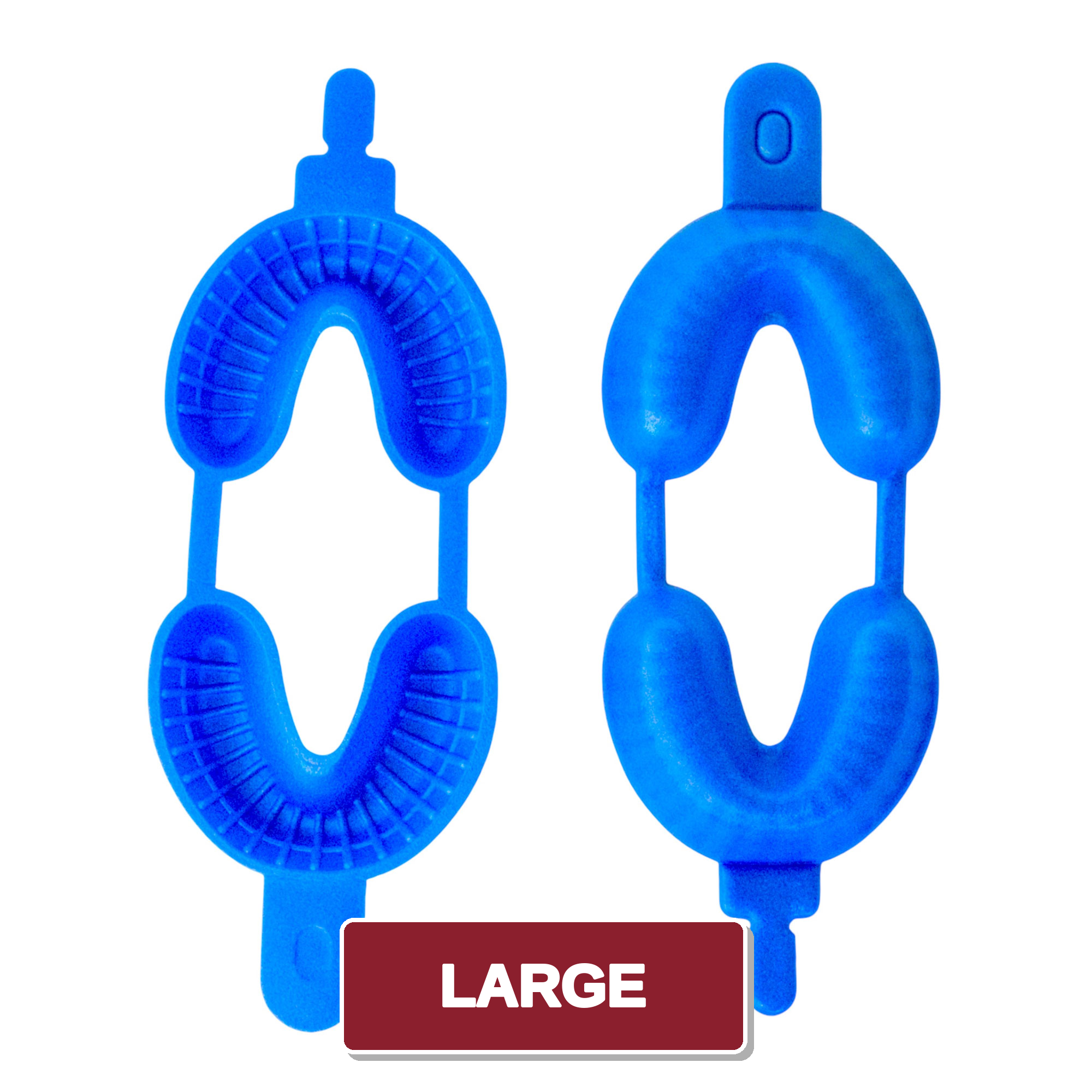 Disposable Dual Arch Foam Fluoride Trays 50 Pack for Pediatric Dental Care Use