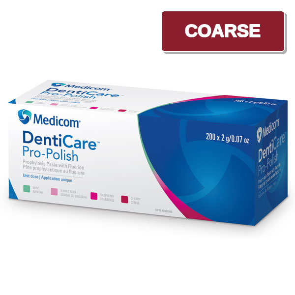 Prophy Paste w/ Fluoride, 200 Unit Dose Cups, Dental Preventive Care Supplies