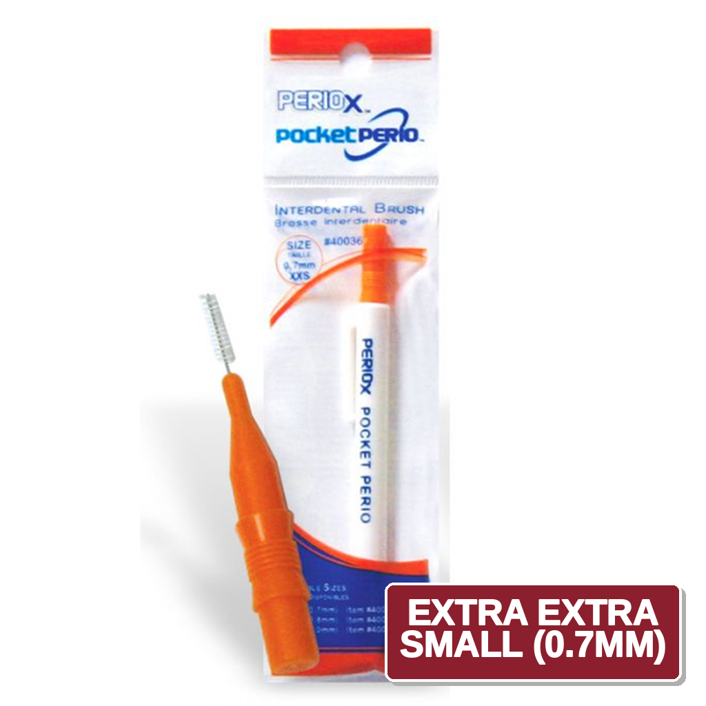 Interdental Brush Cylindrical Design 12 Count Oral Cleaning Dental Care Aid