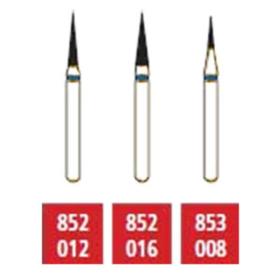 Dental Diamond FG Burs 852/858/859/861/862/863 High Speed Pointed Flame Tree