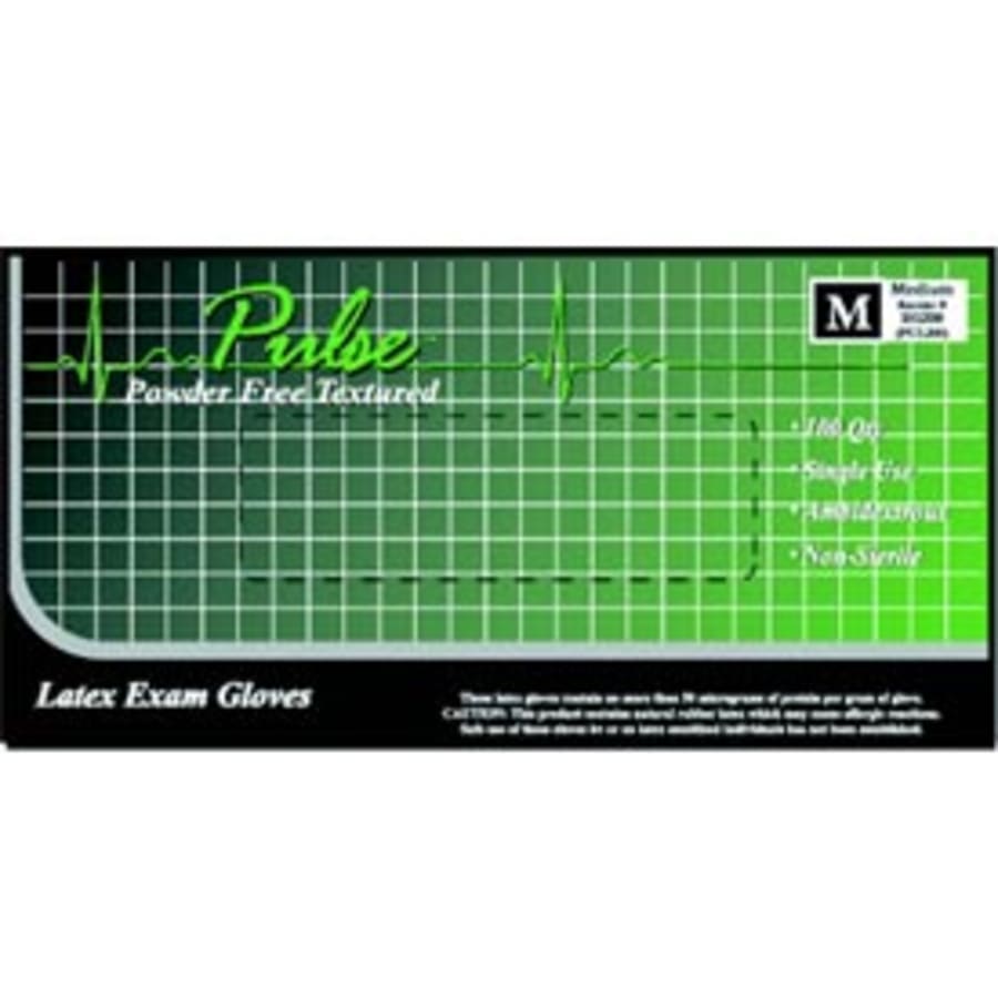 Latex Gloves Powder-Free X-Small to X-Large Non-Sterile Exam Grade