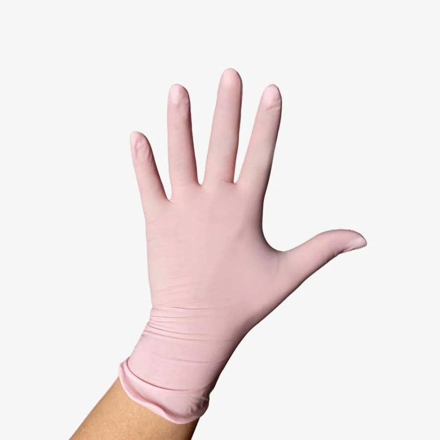 Cherry Flavored Latex Gloves X-Small Pink exam grade precision tasks